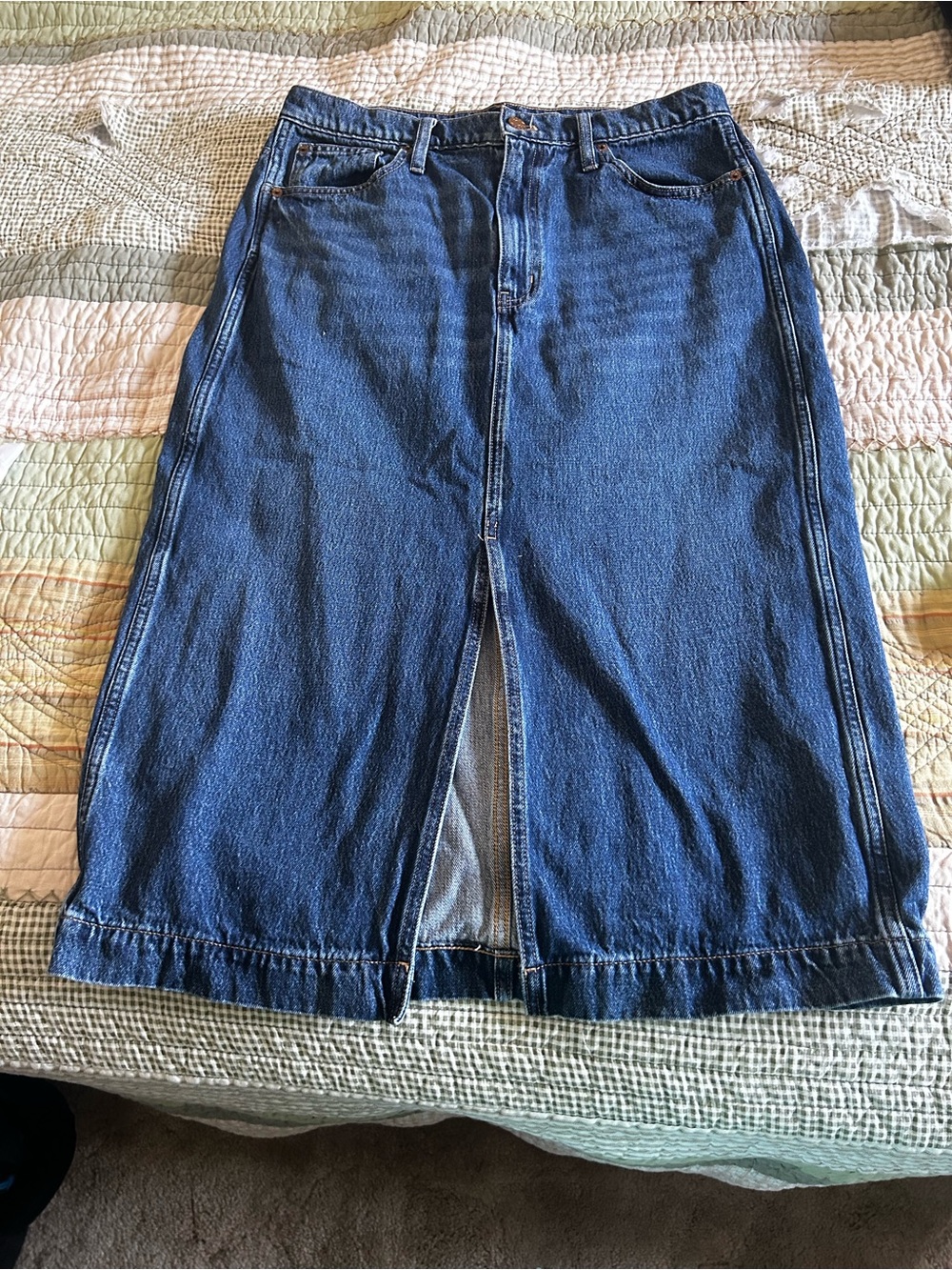 J Crew Denim Skirt - Picture 3 of 9